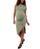 Supersoft Cap-Sleeve Shirred Maternity Dress