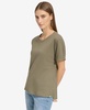 Women's High-Low Waffle-Knit Tee