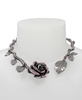 Faux Stone Rose Collar Necklace