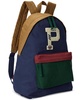 Men's Color-Blocked Canvas Backpack