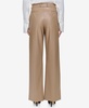 Women's Faux-Leather Straight-Leg Pants