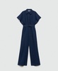 Women's Belt Long Jumpsuit