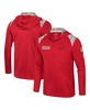 Men's Cardinal Arkansas Razorbacks OHT Military Appreciation Quarter-Zip Hoodie Jacket