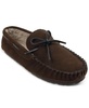 Men's Casey Lined Suede Moccasin Slippers