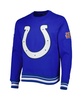 Men's Royal Indianapolis Colts Mash Up Pullover Sweatshirt