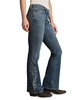 Women's Mid Rise Embellished Sweet Flare Jeans