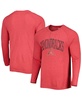 Men's Red Arizona Diamondbacks Inertia Raglan Long Sleeve Henley T-shirt