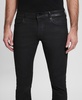 Men's Miami Black Coated Skinny Jeans