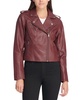 Women's Classic Faux Leather Asymmetrical Moto Jacket