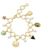 Gold-Tone Brynne Shell Charm Bracelet