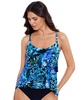 Women's Chanticleer Grace Printed Tiered Tankini Top