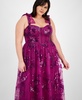 Plus Size Sequin Tulle Corset Gown, Created for Macy's