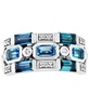 EFFY® Blue & White Topaz Statement Ring (2-3/4 ct. t.w.) in Sterling Silver