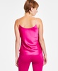 Women's Satin Rhinestone-Strap Draped Camisole, Exclusively at Macy's