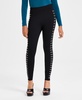 Women's Three-Row Studded Ponté-Knit Leggings, Created for Macy's