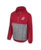 Men's Crimson Washington State Cougars Reloaded Anorak Half-Zip Jacket