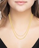 18K Gold Plated Layered Necklace