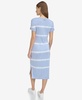 Women's Tie-Dyed Midi T-Shirt Dress