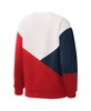 Women's White/Red Boston Red Sox Shutout Pullover Sweatshirt