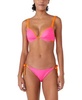 Women's U-Wire Contrast-Trim Bikini Top & String Bikini Bottoms 