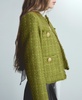 Women's Jewel Buttons Tweed Jacket