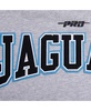 Men's Heather Gray Jacksonville Jaguars Crest Emblem Pullover Sweatshirt