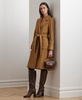 Women's Double-Faced Wool-Blend Wrap Coat