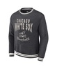 Men's Darius Rucker Collection By Heather Charcoal Distressed Chicago White Sox Vintage-Like Pullover Sweatshirt