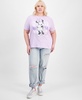 Trendy Plus Size Minnie Mouse Giggle T-Shirt