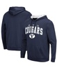 Men's Navy BYU Cougars Resistance Pullover Hoodie