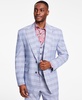 Men's Classic Fit Striped Suit Jacket