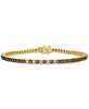 Chocolate Diamond & Nude Diamond Tennis Bracelet (2-1/10 ct. t.w.) in 14k Gold