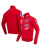 Men's Red Philadelphia Phillies Fast Lane Full-Zip Track Jacket