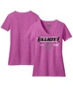 Women's Pink Chase Elliott V-Neck T-shirt