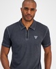 Men's Steno Short Sleeve Quarter-Zip Polo Shirt