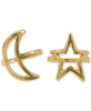 Gold-Tone Moon & Star Ring Set