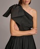 Donna Karan Women's One-Shoulder Bow Gown 