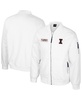 Men's Illinois Fighting Illini White Rabbit Full-Zip Bomber Jacket