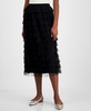 Women's Tulle Ruffle Midi Skirt, Exclusively at Macy's