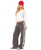 Women's Washed Low Rise Ribbon Jeans