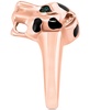 EFFY® Diamond (1/3 ct. t.w.) & Emerald Accent Panther Head Ring in 14k Rose Gold