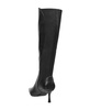 Women's Logan Leather Pointed Toe Knee High Boots