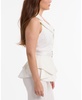 Women's Tailored Peplum Halter Vest