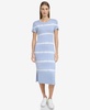 Women's Tie-Dyed Midi T-Shirt Dress