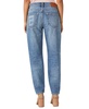 womens relaxed whisker wash straight leg jeans