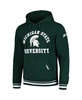 Men's Green Michigan State Spartans Classic Stacked Logo Pullover Hoodie