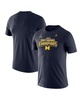 Men's Brand Navy Michigan Wolverines College Football Playoff 2023 National Champions Legend Performance T-shirt