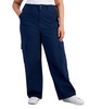 Trendy Plus Size Relaxed-Fit Straight-Leg Cargo Pants