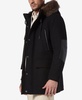 Men's Dawson Hooded Parka with Faux-Leather & Faux-Fur Trim