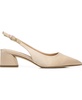 Women's Racer Pointed Toe Block Heel Slingback Pumps